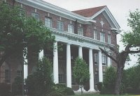 College Hall, the first home for USM's  
 library