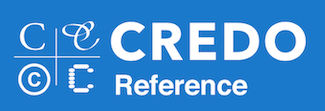Credo Reference logo on a blue background.